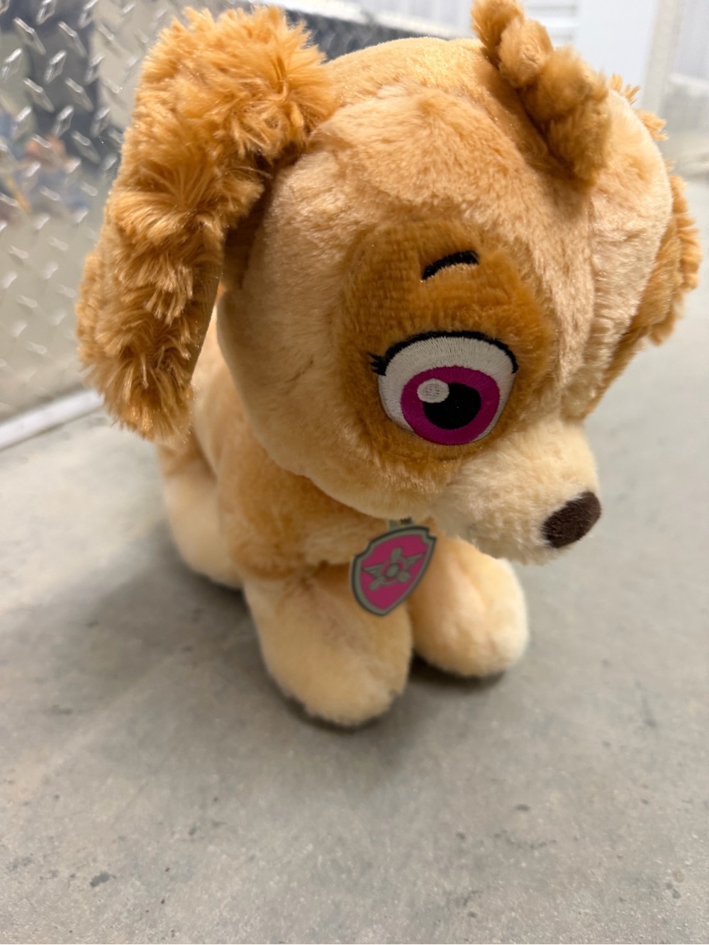Build A Bear PAW Patrol Skye Plush Nickelodeon BAB Stuffed Dog Pink